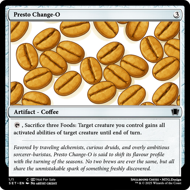 Presto Change-O